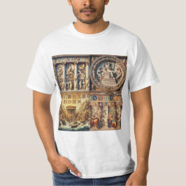 Ecos de la Antigua Grecia: Un Collage Atemporal T Shirt
