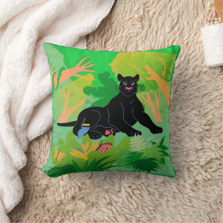 "Ecos del Bosque: Almohada Verde con el Encanto Kudde