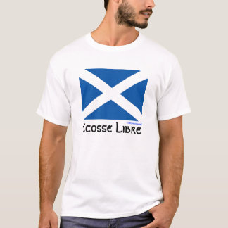 Ecosse Libre skotsk självständighetutslagsplats Tee Shirt