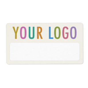 Ecru Namndekaler Etiketter för Personal med Företa Fraktsedel