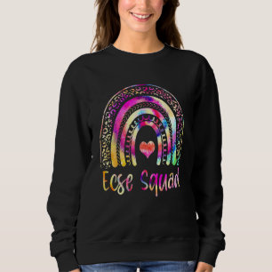 Ecse Squad Team Tie Dye Regnbåge Tillbaka Till Sko T Shirt