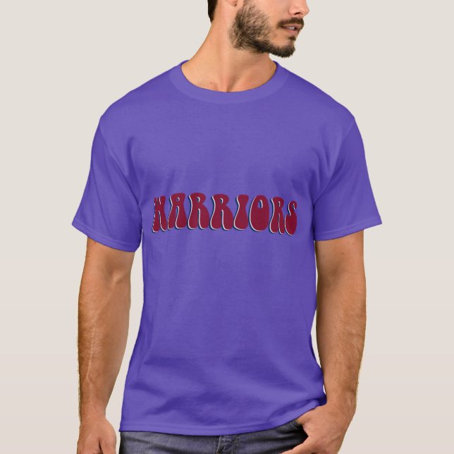 ECSU Eastern Connecticut State University Warriors T Shirt (Framsida)
