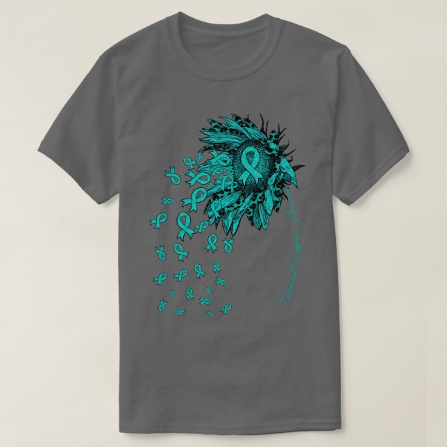 Ectodermal medvetenhet om dysfasa Förmåga Solrosba T Shirt (Design framsida)