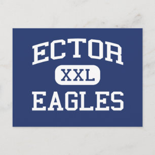 Ector - Eagles - Junior High School - Odessa Texas Vykort