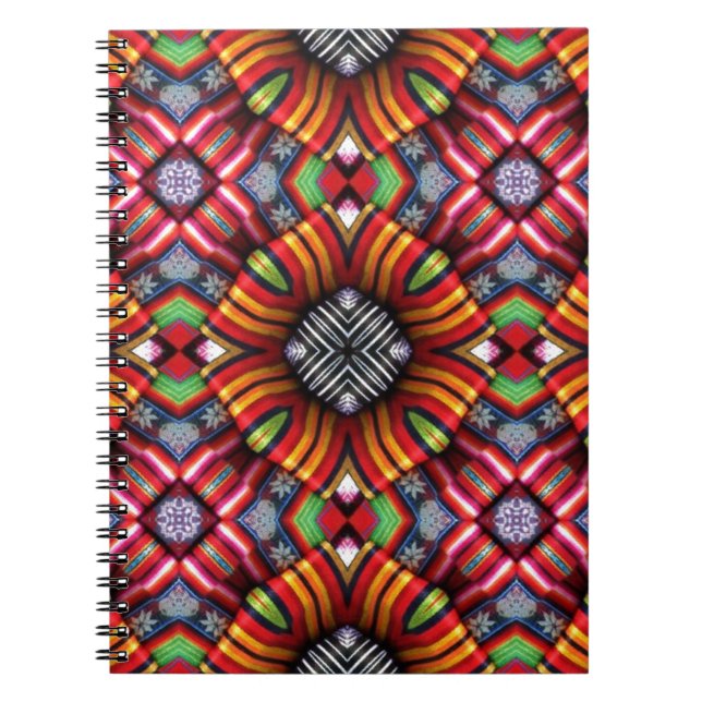 Ecuador-Abstrakten Anteckningsbok Med Spiral (Framsidan)