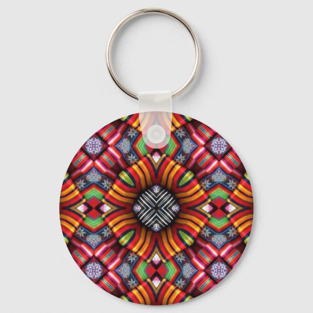 Ecuador-Abstrakten Nyckelring (Framsida)