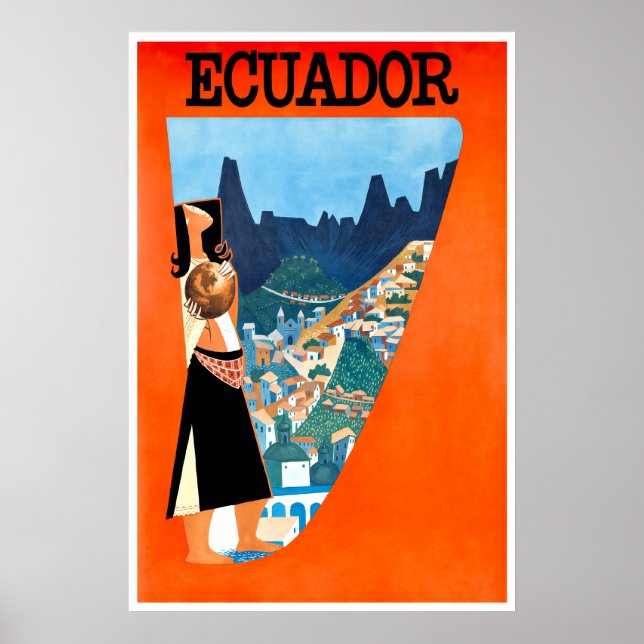 Ecuador-affisch Poster (Framsidan)