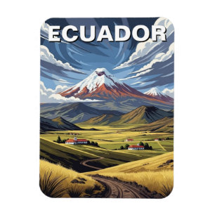 Ecuador Avenue of the Volcanoes resa Magnet
