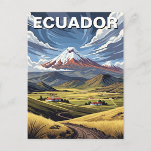 Ecuador Avenue of the Volcanoes resa Vykort