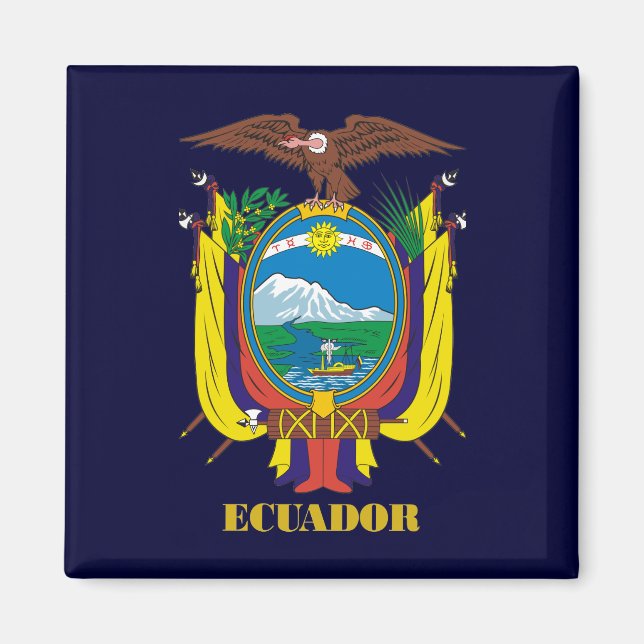 Ecuador COA Magnet (Framsidan)