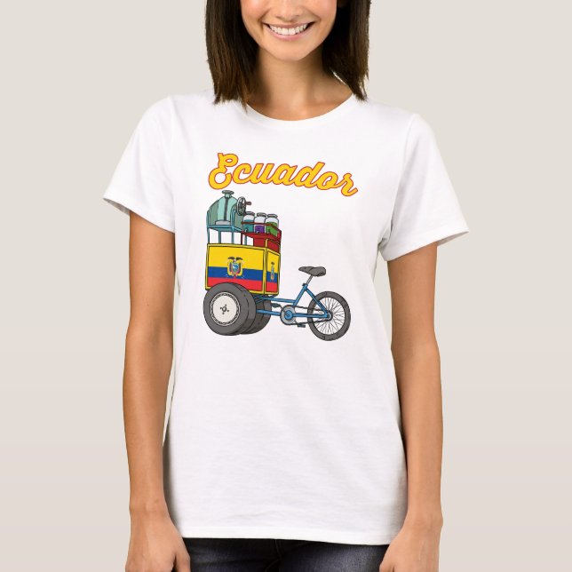 Ecuador-design för Ecuatorianos T Shirt (Framsida)