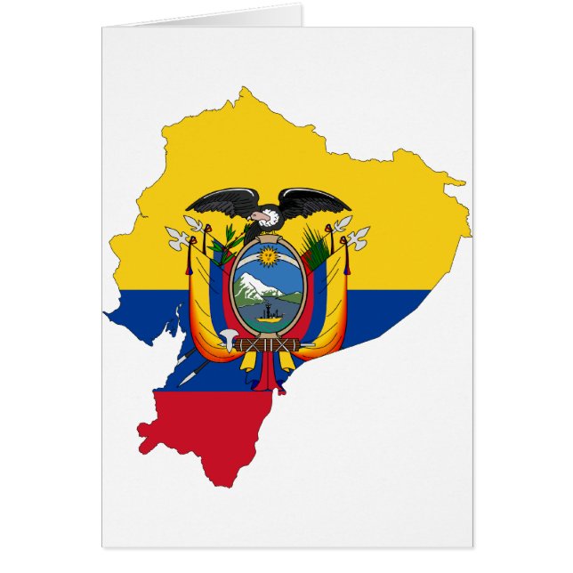 Ecuador EC Hälsningskort (Framsidan)