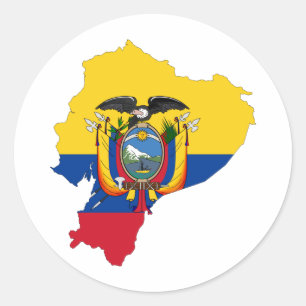 Ecuador EC Runt Klistermärke