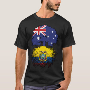 Ecuador Ecuadorian Australien Australien Träd Root T Shirt