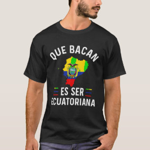 Ecuador Ecuadorian Flagga Camiseta De Ecuatoriana  T Shirt