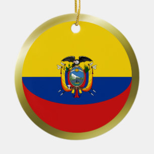 Ecuador Flagg Ornament