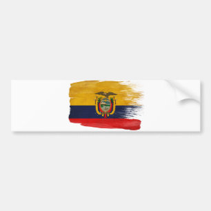 Ecuador flagga bildekal