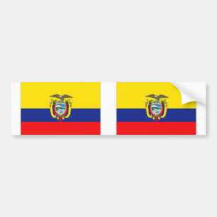 Ecuador flagga bildekal
