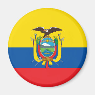 Ecuador Flagga EC Magnet
