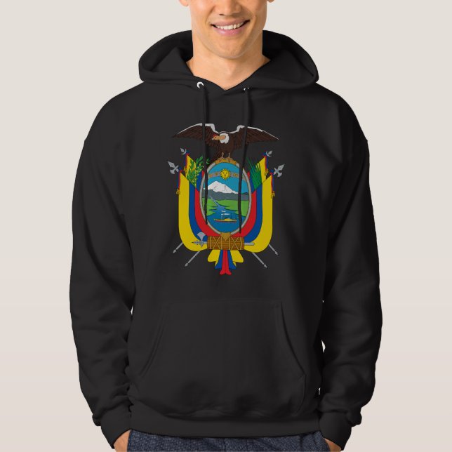 Ecuador Flagga EC Sweatshirt (Framsida)