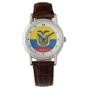 Ecuador Flagga, Ecuador trendig mode /design watch Armbandsur
