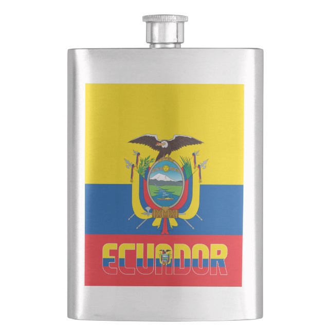 Ecuador Flagga Elegant Patriotic Fickplunta (Framsidan)