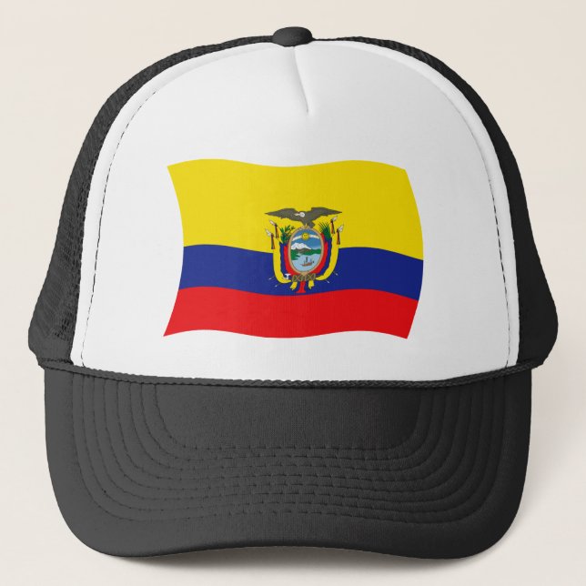 Ecuador Flagga Hatt Keps (Framsida)