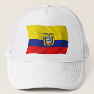 Ecuador Flagga Hatt Truckerkeps