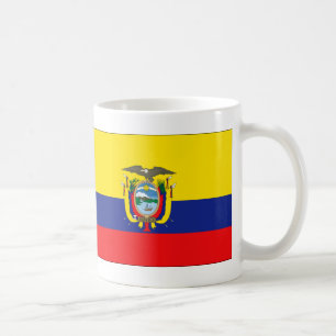 Ecuador flagga kaffemugg