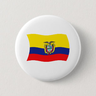 Ecuador Flagga Knapp