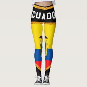 Ecuador Flagga Leggings