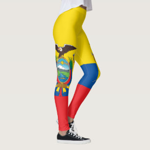 Ecuador Flagga Leggings