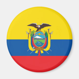 Ecuador Flagga Magnet