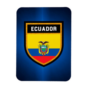 Ecuador Flagga Magnet
