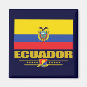 Ecuador flagga magnet