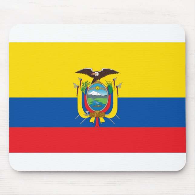 Ecuador Flagga Musmatta (Framsidan)