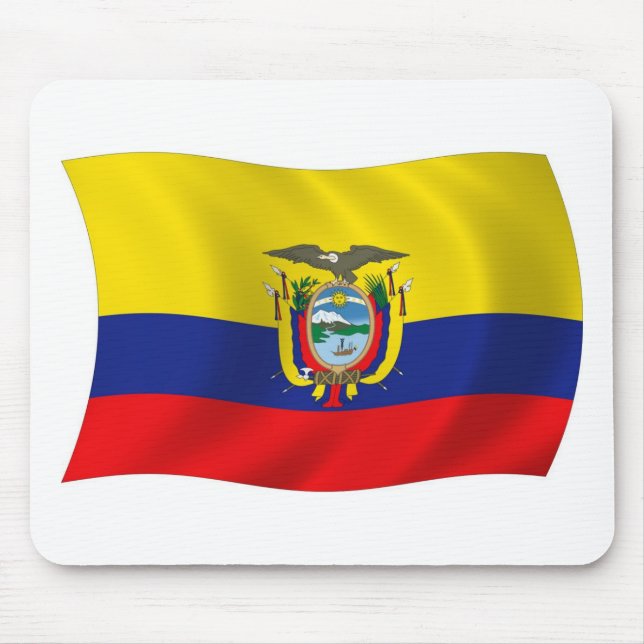 Ecuador Flagga Musmatta (Framsidan)