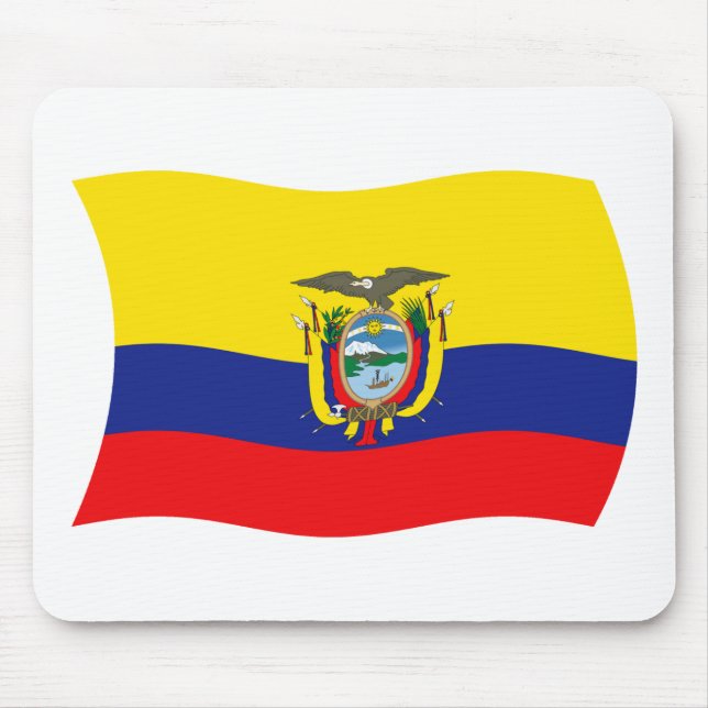 Ecuador Flagga Musmatta (Framsidan)