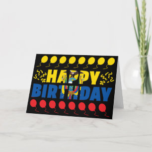 Ecuador Flagga Patriotic Birthday Kort