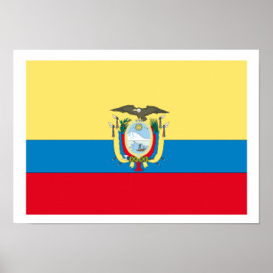 Ecuador Flagga Poster