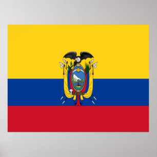 Ecuador Flagga Poster
