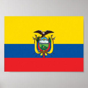 Ecuador Flagga Poster