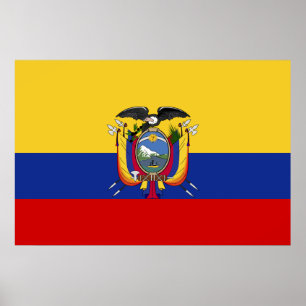 Ecuador Flagga Poster