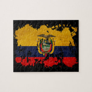 Ecuador flagga pussel