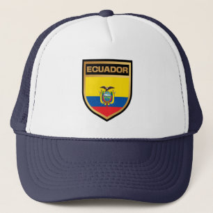 Ecuador Flagga Shield Keps