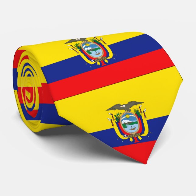 Ecuador flagga slips (Rullad)