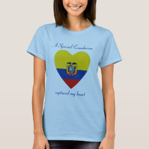 Ecuador Flagga Sötnos T-Shirt