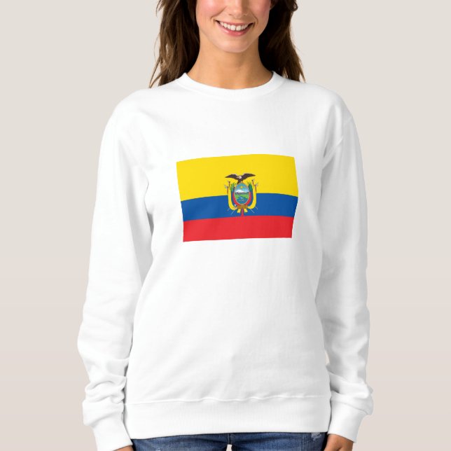Ecuador Flagga T Shirt (Framsida)