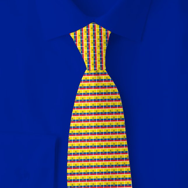Ecuador Flagga Tegel Mönster Slips (Skapare uppladdad)