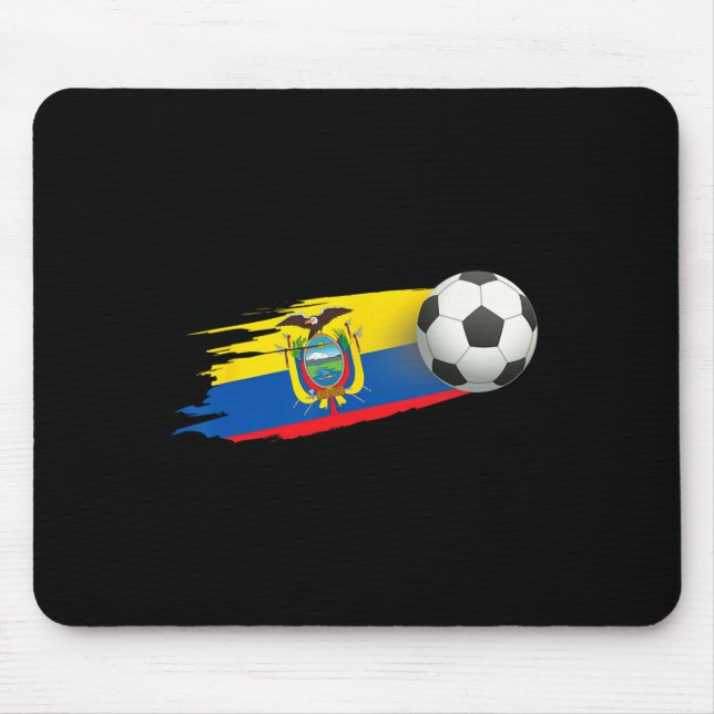 Ecuador Flagga Tröja - Fotboll Ll Fotll  Musmatta (Framsidan)